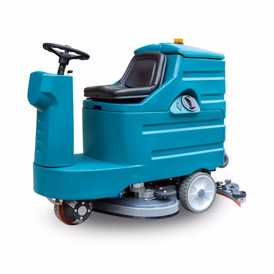 Tour électrique sur l'épurateur de sol automatique industriel/commercial par la machine de nettoyage de lavage de rue de route de terre de batterie pour l'entrepôt d'hôpital de parking