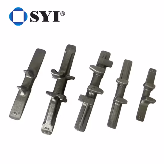 Syi OEM Train de roulement Courroie en caoutchouc Fonte Metal Adi Casting Core