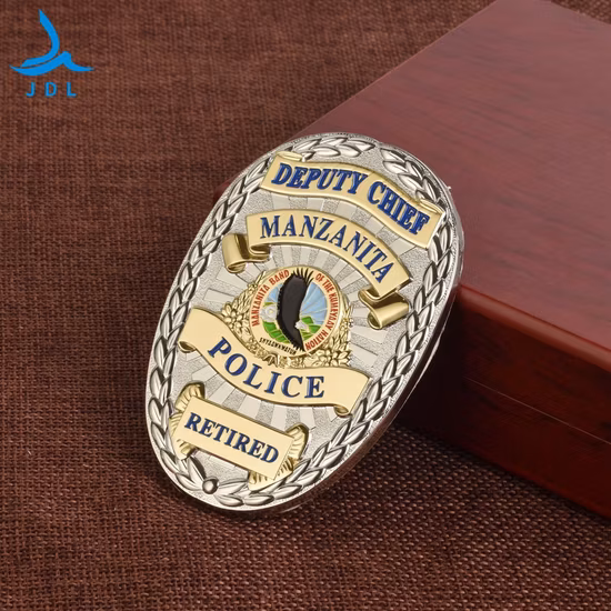 Luxe Owan St Promotion Cadeau Bureau Militaire Chine Usine Logo Personnalisé Artisanat En Métal Récompenses De La Police Ceinture Chaîne Sécurité École Insigne Militaire